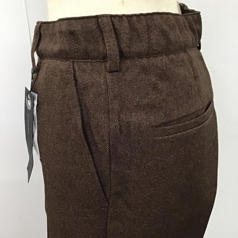 ジーナシス JEANASIS パンツ スラックス js050399mc M 無地 茶 / ブラウン /  レディース USED 古着 中古 10120302