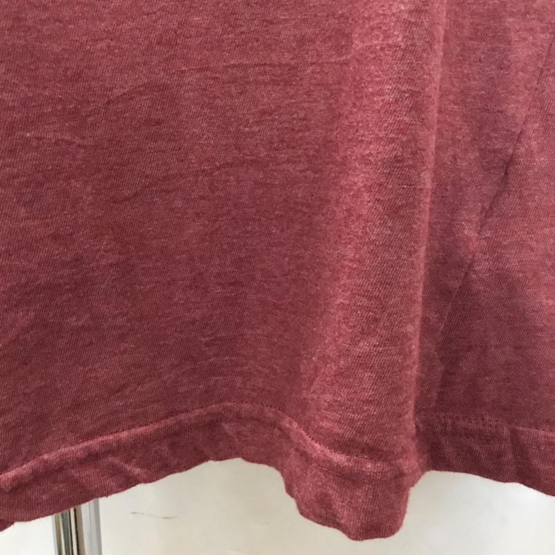 リー Lee Tシャツ 半袖 クルーネック XXL 無地 えんじ / ワインレッド /  メンズ USED 古着 中古 10115515