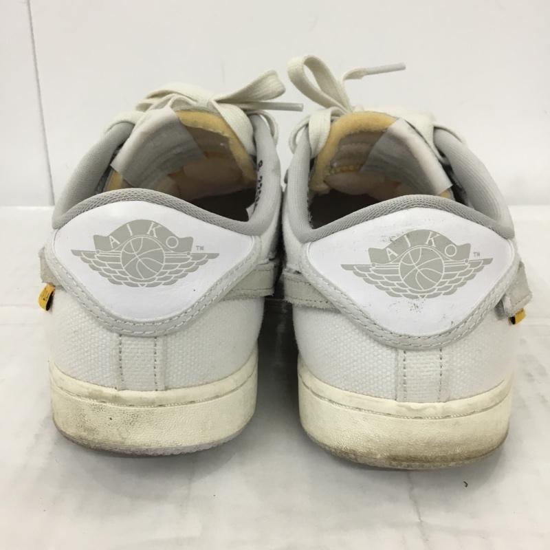 ナイキ NIKE スニーカー スニーカー DO8912-101AIR JORDAN 1 KO LOW UNION 26cm 箱有 26.0cm ロゴ、文字 白 / ホワイト / X 灰 / グレー /  メンズ USED 古着 中古 10109921