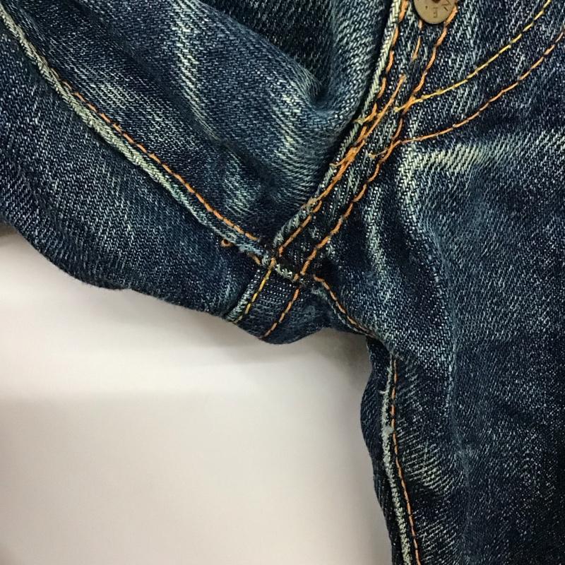エヴィス EVISU パンツ デニム、ジーンズ 34インチ 無地 インディゴ / インディゴ /  メンズ USED 古着 中古 10117161