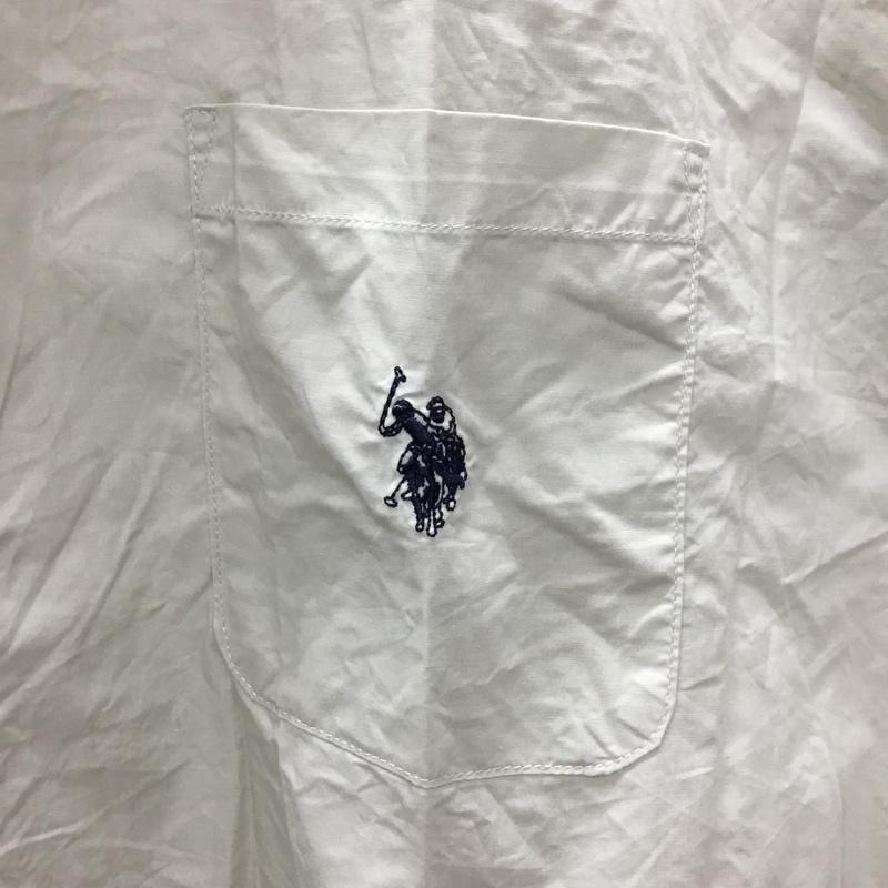 ユーエスポロアッスン U.S.POLO ASSN. シャツ、ブラウス 半袖 PL12703 ビッグシルエット オーバーサイズ S ワンポイント ベージュ / ベージュ /  メンズ USED 古着 中古 10117764