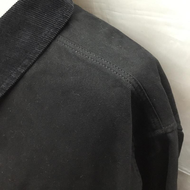ザラ ZARA ジャケット、上着 ジャケット、ブレザー 1466 312 800 襟コーデュロイ プリント XL ロゴ、文字 黒 / ブラック /  メンズ USED 古着 中古 10109641