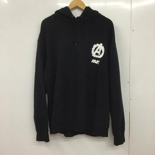 ハフ HUF パーカー 長袖 HUF x Avengers Cosmic Assemblage Hoodie パーカー XL プリント 黒 / ブラック /  メンズ USED 古着 中古 10137988