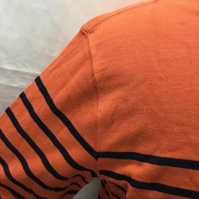 エディーバウアー Eddie Bauer カットソー 長袖 長袖カットソー クルーネックカットソー ロングスリーブカットソー プリントTシャツ M ボーダー柄 マルチカラー / マルチカラー /  メンズ USED 古着 中古 10113548