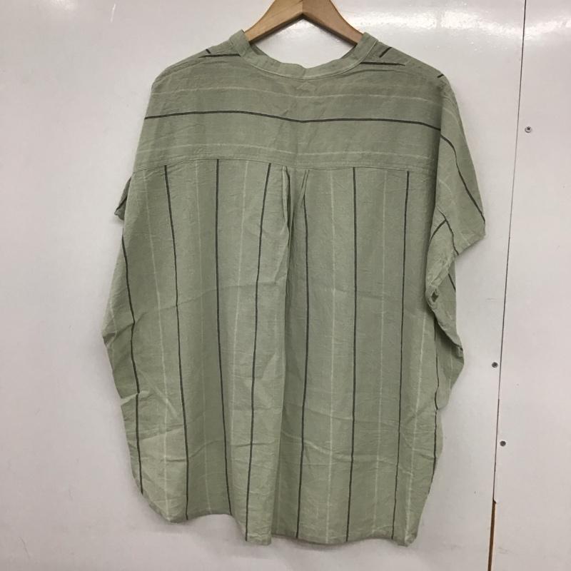 サマンサモスモスブルー Samansa Mos2 blue カットソー 半袖 FREE ストライプ マルチカラー / マルチカラー /  レディース USED 古着 中古 10133788