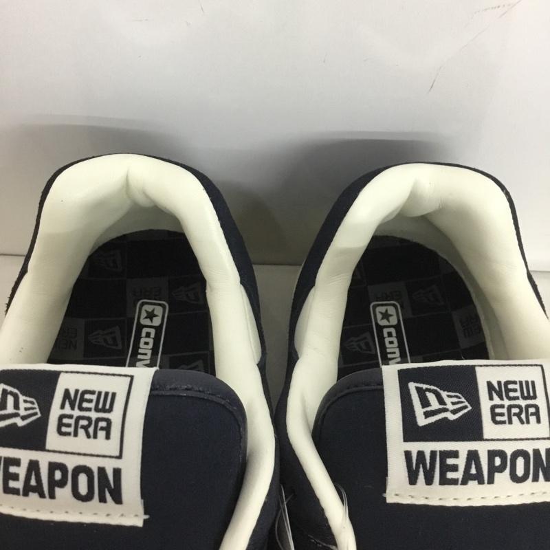 コンバース CONVERSE スニーカー スニーカー 33701950 WEAPON SUEDE OX NE NEW ERA 28cm 箱有 28.0cm ワンポイント 紺 / ネイビー /  メンズ USED 古着 中古 10140595