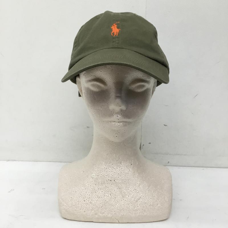 ポロラルフローレン POLO RALPH LAUREN 帽子 キャップ ロゴ、文字 カーキ / カーキ /  メンズ USED 古着 中古 10140923