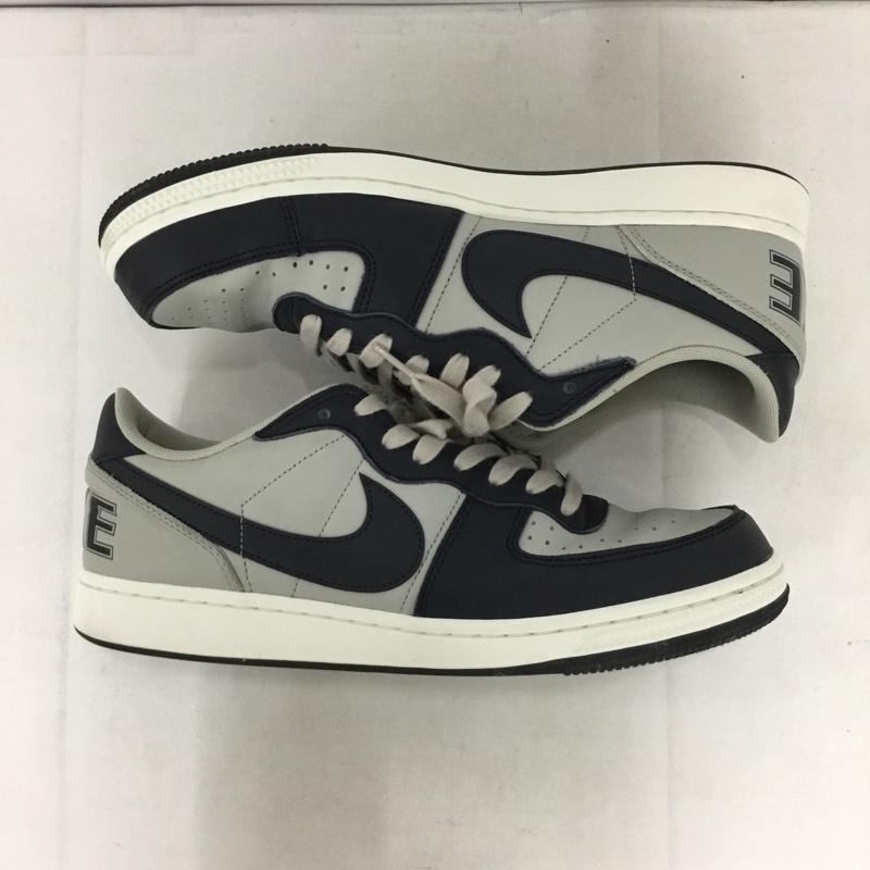 ナイキ NIKE スニーカー スニーカー FN6830-001 TERMINATOR LOW 29cm 29.0cm ロゴ、文字 灰 / グレー / X 紺 / ネイビー /  メンズ USED 古着 中古 10138832