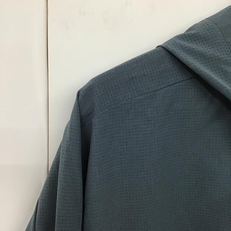 アディダス adidas ジャケット、上着 ジャケット、ブレザー fm5398 メッシュジャケット ジップアップジャケット アウター ロゴ、文字 紺 / ネイビー /  メンズ USED 古着 中古 10130686