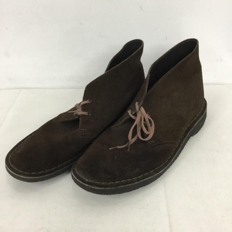 クラークス Clarks ブーツ ショートブーツ 13297 デザートブーツ US81/2 US：8.5 無地 茶 / ブラウン /  メンズ USED 古着 中古 10131665