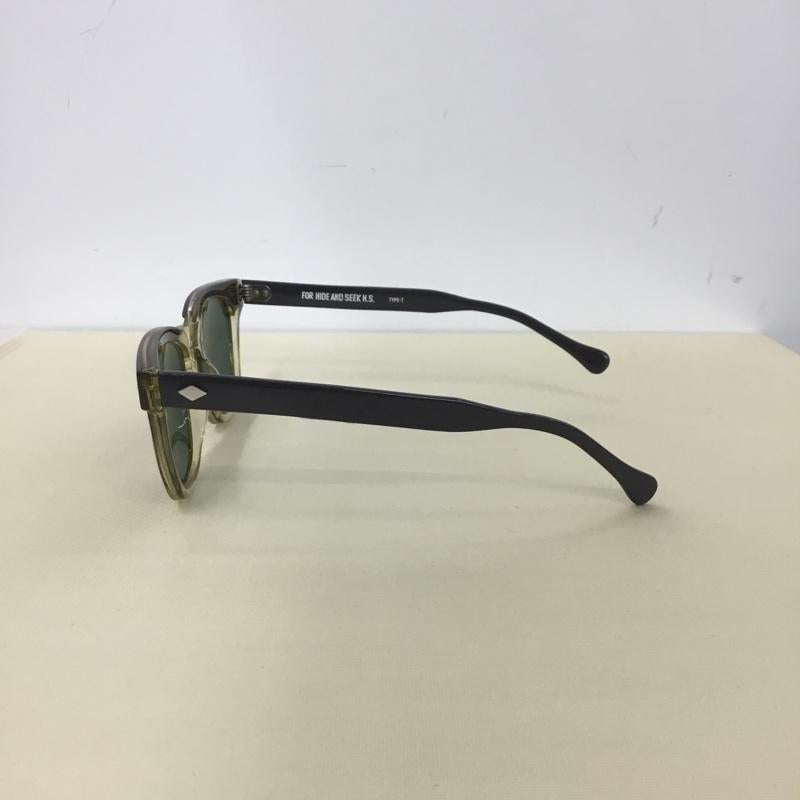 ハイドアンドシーク HIDE AND SEEK めがね・サングラス サングラス TYPE-T ワンポイント 灰 / グレー /  メンズ USED 古着 中古 10146057
