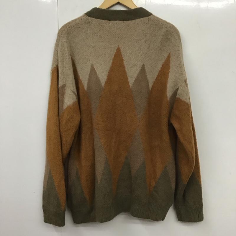 ビームス ハート BEAMS HEART カーディガン 長袖 長袖カーディガン ニットカーディガン 前ボタン M プリント マルチカラー / マルチカラー /  メンズ USED 古着 中古 10131348