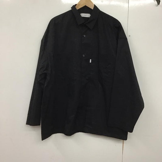 グラフペーパー Graphpaper シャツ、ブラウス 長袖 GM241-50292B Solotex Twill L/S Oversized Box Shirt S 無地 黒 / ブラック /  メンズ USED 古着 中古 10142199