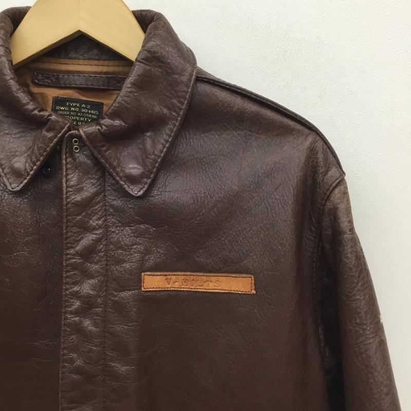 イーストマンレザー EASTMANLEATHERCLO ジャケット、上着 フライトジャケット 40 無地 茶 / ブラウン /  メンズ USED 古着 中古 10118734