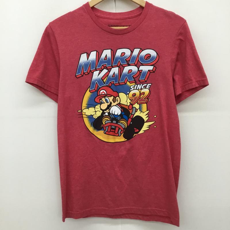 ユーズドクロージング used clothes Tシャツ 半袖 マリオカート　MARIO　KART S キャラクター 赤 / レッド /  メンズ USED 古着 中古 10133849