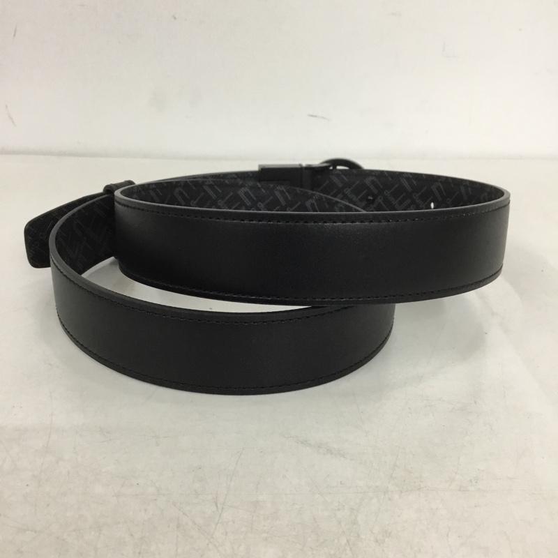 ダンヒル DUNHILL ベルト・バックル ベルト リバーシブル 無地 黒 / ブラック /  メンズ USED 古着 中古 10142133
