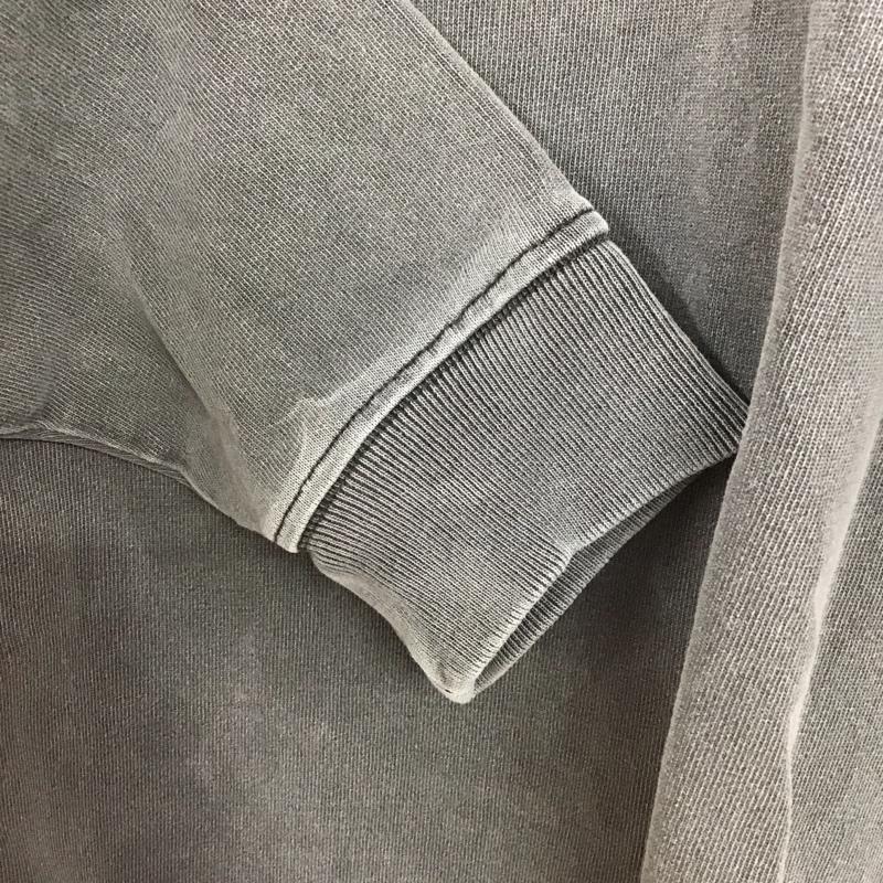 カブー KAVU カットソー 長袖 長袖カットソー プリントカットソー クルーネック ラグラン M ロゴ、文字 灰 / グレー /  メンズ USED 古着 中古 10132290