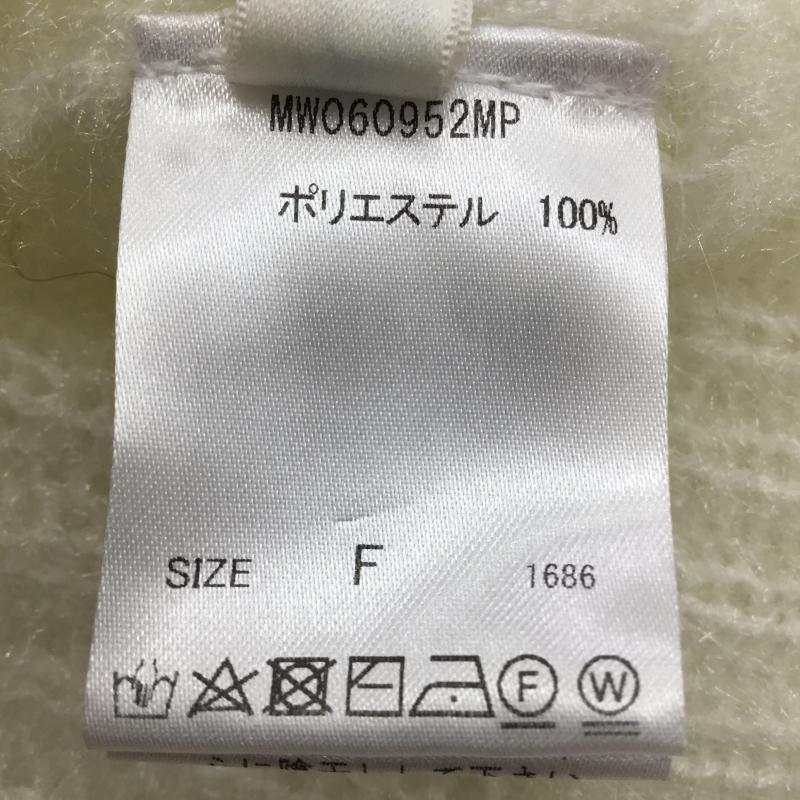 ミスティウーマン mysty woman ニット、セーター 長袖 FREE 無地 白 / ホワイト /  レディース USED 古着 中古 10138239
