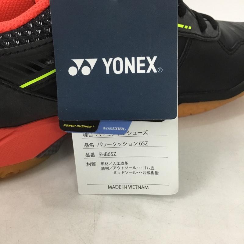 ヨネックス YONEX スニーカー スニーカー SHB65Z パワークッション65Z 24cm バドミントンシューズ 箱有 24.0cm ロゴ、文字 黒 / ブラック / X 赤 / レッド / X 黄 / イエロー /  レディース USED 古着 中古 10149913