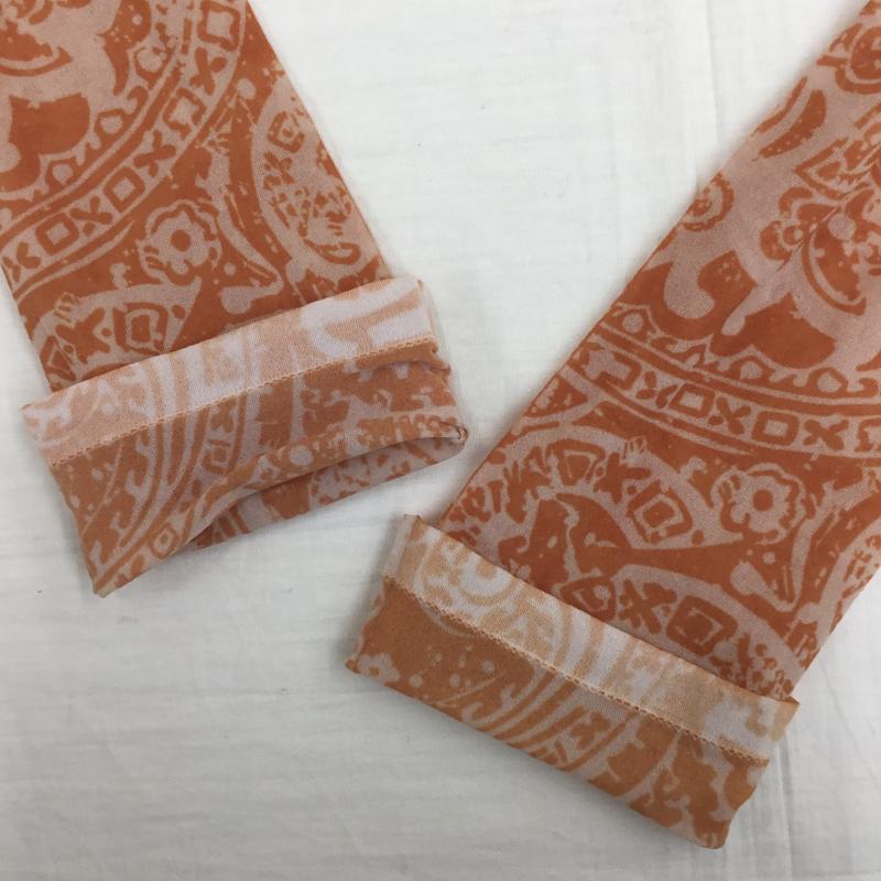 アクネストゥディオズ Acne Studios カットソー 長袖 BEAMS　シアータートルネック S ペイズリー 橙 / オレンジ /  レディース USED 古着 中古 10142217