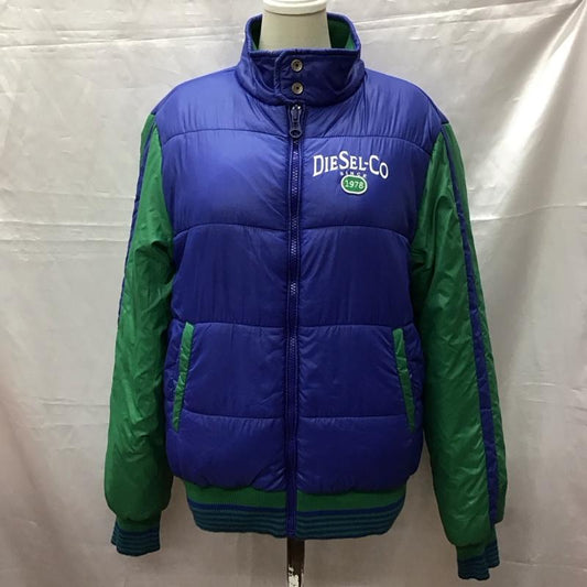 ディーゼル DIESEL ジャケット、上着 ジャンパー、ブルゾン ジップアップジャケット ジャンパー ジャケット ダウンジャケット アウター リバーシブル XL ロゴ、文字 マルチカラー / マルチカラー /  レディース USED 古着 中古 10114858