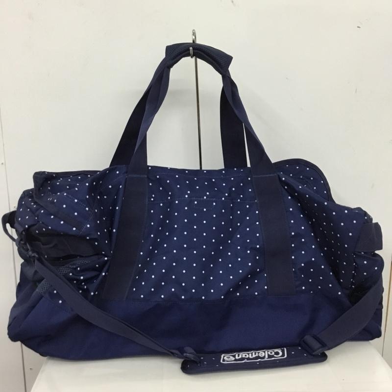 コールマン Coleman ボストンバッグ ボストンバッグ 旅行バッグ ドット 紺 / ネイビー /  メンズ USED 古着 中古 10149837
