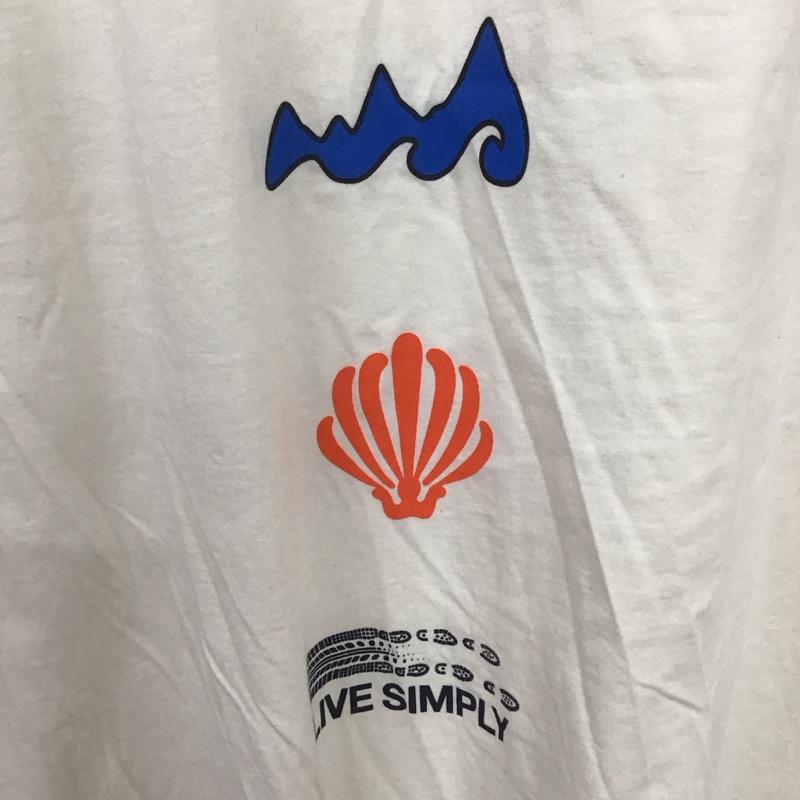 パタゴニア patagonia Tシャツ 半袖 XL ロゴ、文字 X プリント アイボリー / アイボリー /  メンズ USED 古着 中古 10143300
