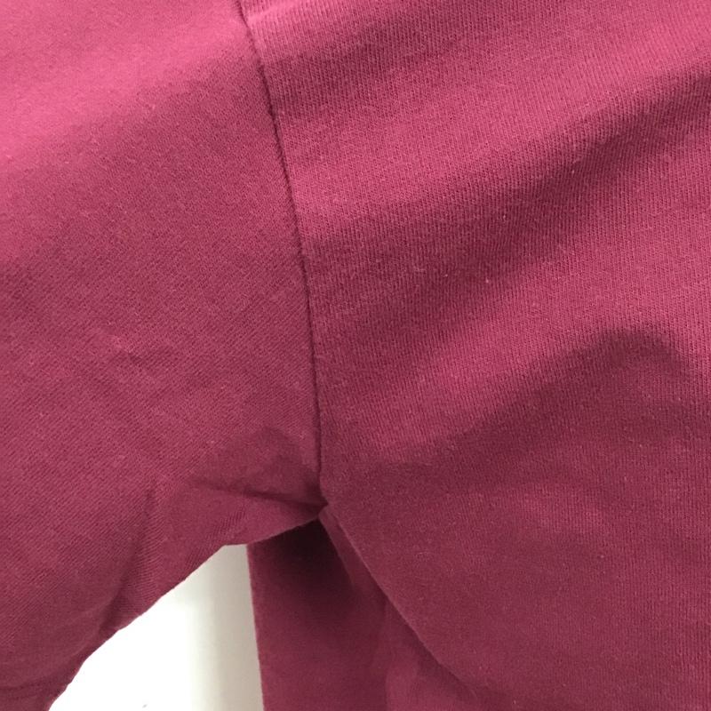 トニータイズサン TONY TAIZSUN Tシャツ 半袖 半袖カットソー プリントTシャツ クルーネックカットソー L ロゴ、文字 えんじ / ワインレッド /  メンズ USED 古着 中古 10118080