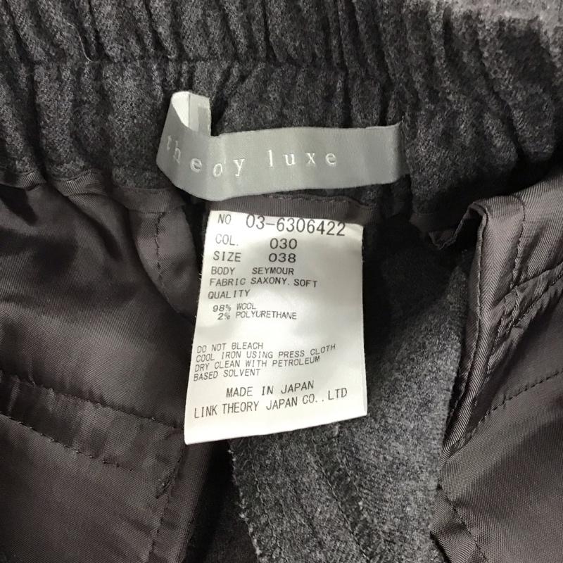 セオリーリュクス theory luxe パンツ スラックス 38 無地 灰 / グレー /  レディース USED 古着 中古 10133149