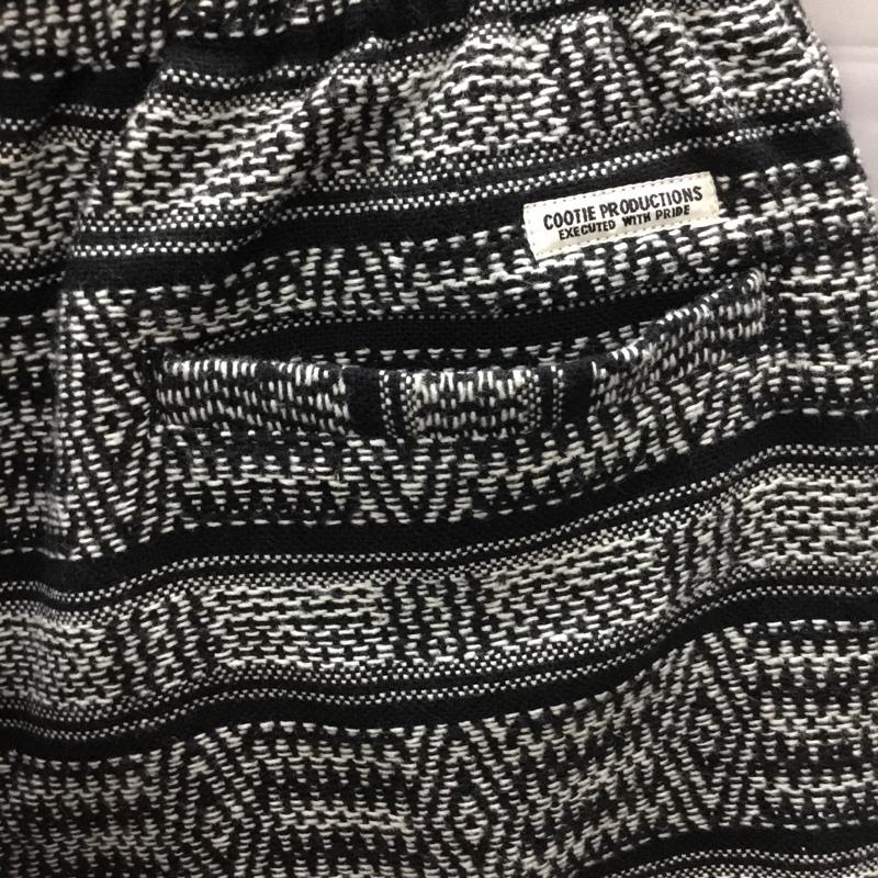 クーティープロダクションズ COOTIE PRODUCTIONS パンツ ショートパンツ cte-19s108 MexicanJacquardEasyShorts ハーフパンツ ショートパンツ カジュアルパンツ M 総柄 白 / ホワイト / X 黒 / ブラック /  メンズ USED 古着 中古 10117717