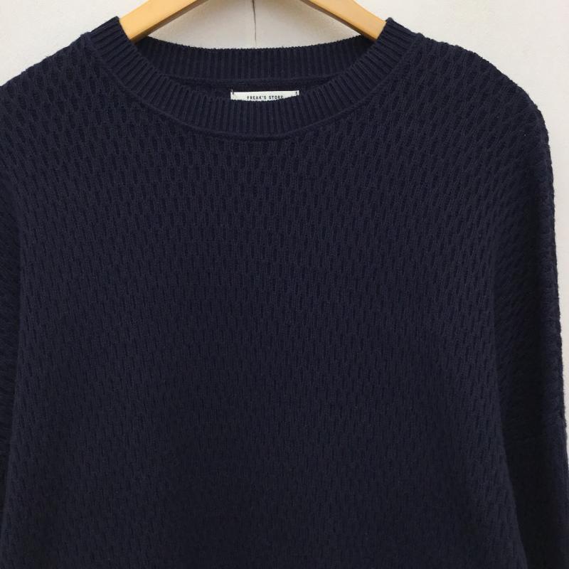 フリークスストア FREAK S STORE カットソー 長袖 F24-TKK-09 ニットカットソー FREE  紺 / ネイビー /  レディース USED 古着 中古 10142560