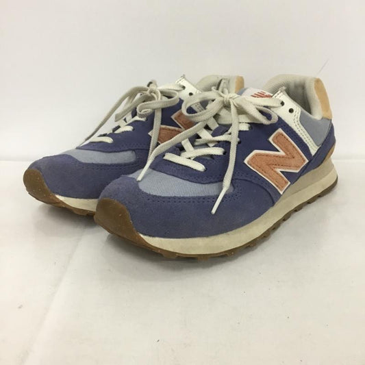 ニューバランス New Balance スニーカー スニーカー ML574RA2 24.5cm 24.5cm ロゴ、文字 青 / ブルー /  レディース USED 古着 中古 10133091