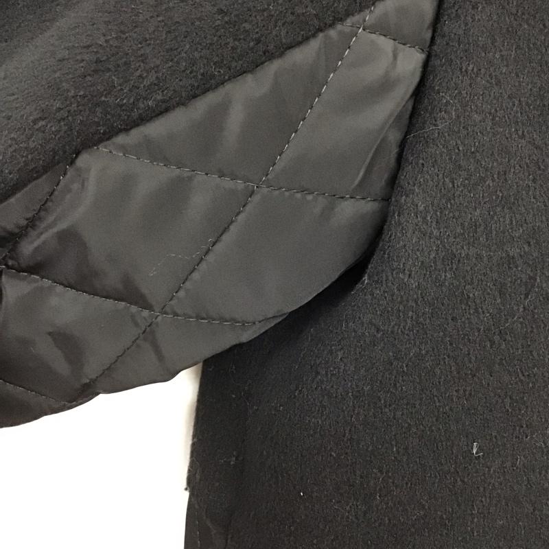 オペークドットクリップ OPAQUE.CLIP コート コート一般 長袖ロングコート アウター ノーカラーカジュアルジャケット M 無地 黒 / ブラック /  レディース USED 古着 中古 10147244