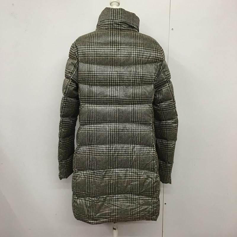 ユニクロ UNIQLO コート ダウンコート 217-079942 ウルトラライトダウンコート L チェック マルチカラー / マルチカラー /  レディース USED 古着 中古 10124030