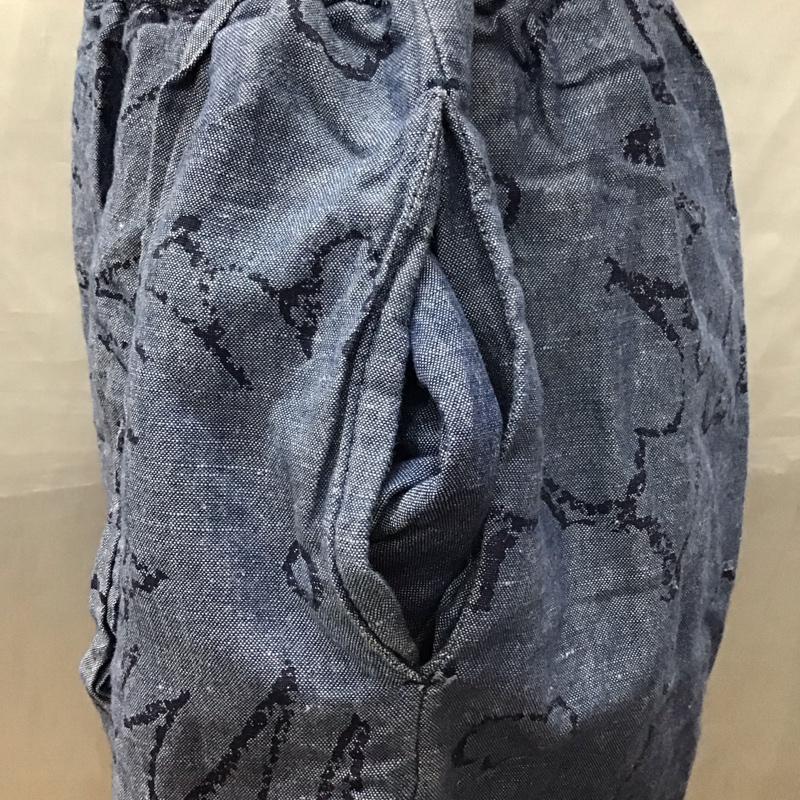 ソウソウ SOU・SOU パンツ ショートパンツ SL9425738 le coq sportif FREE 総柄 水色 / ライトブルー /  レディース USED 古着 中古 10123416