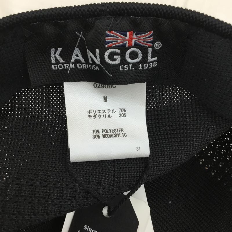 カンゴール KANGOL 帽子 ハンチング 0290BC FREE ロゴ、文字 黒 / ブラック /  メンズ USED 古着 中古 10134020
