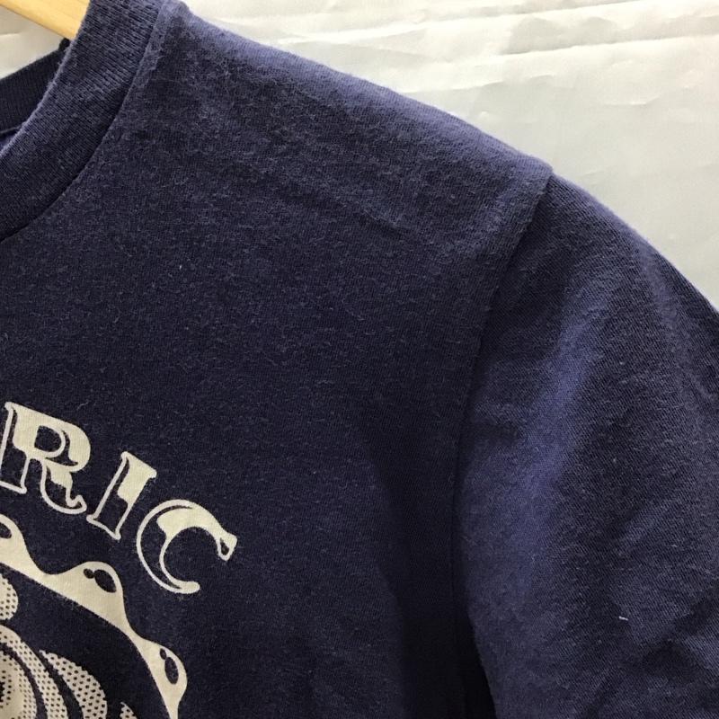 ヒステリック ミニ HYSTERIC MINI Tシャツ 半袖 140cm キッズ ヒスミニ 140cm ロゴ、文字 紺 / ネイビー /  ガールズ USED 古着 中古 10116922