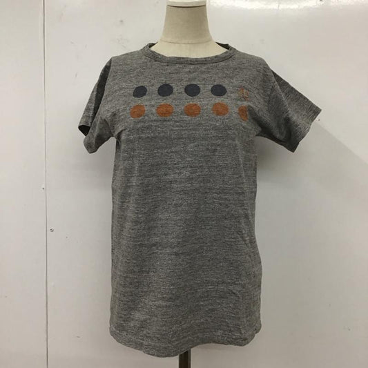フォーティーファイブアールピーエム 45RPM Tシャツ 半袖 クルーネック コットン 1 プリント 灰 / グレー /  レディース USED 古着 中古 10112626