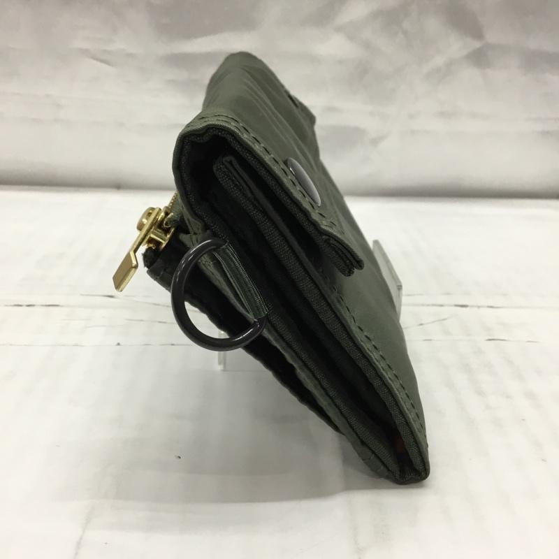 ポーター PORTER 財布 長財布 POCKET WALLET タンカー ロゴ、文字 カーキ / カーキ /  メンズ USED 古着 中古 10117150