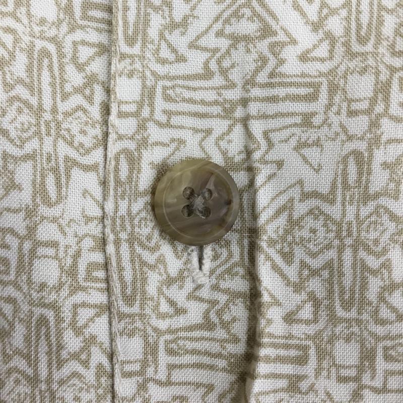 古着 USED シャツ、ブラウス 半袖 Morro Bay 半袖 アロハシャツ L 総柄 ベージュ / ベージュ /  メンズ USED 古着 中古 10129789