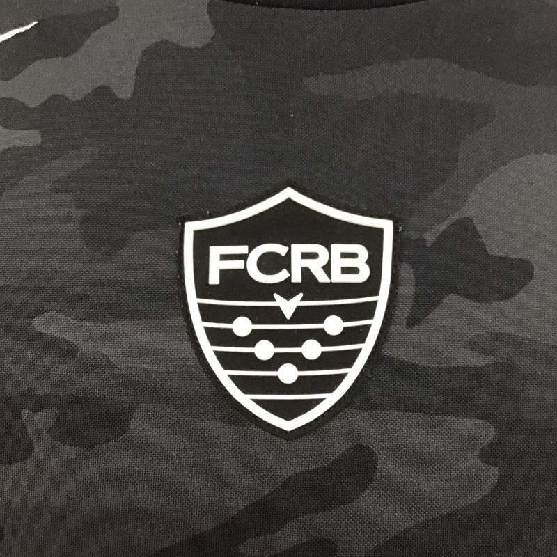 エフシーレアルブリストル F.C.Real Bristol カットソー 長袖 335132-010 CRB×FragmentDesign×FIL コラボ 長袖カットソー S ロゴ、文字 黒 / ブラック /  メンズ USED 古着 中古 10114708