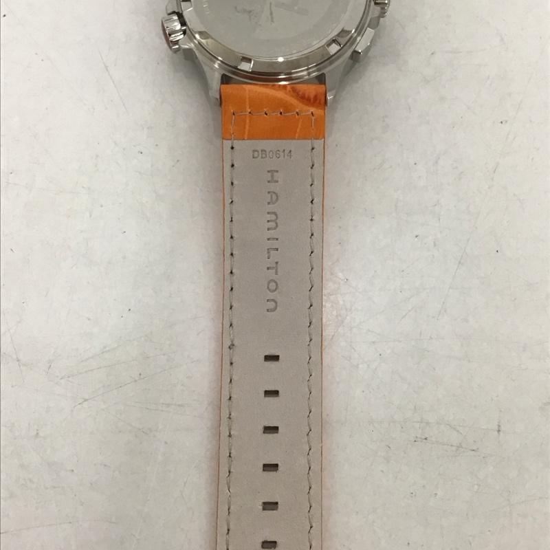 ハミルトン HAMILTON 腕時計 アナログ（クォーツ式） H776121 レザーベルト ロゴ、文字 茶 / ブラウン /  メンズ USED 古着 中古 10134491