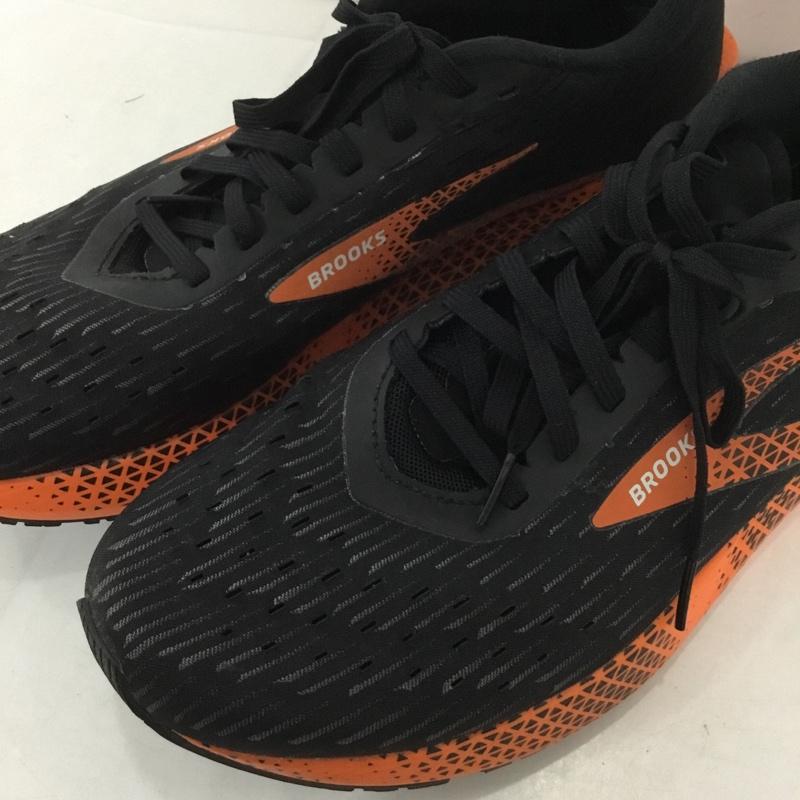 ブルックス BROOKS スニーカー スニーカー 1103391D064 ランニングシューズ ハイペリオンテンポ 29cm 29.0cm ロゴ、文字 黒 / ブラック / X 橙 / オレンジ /  メンズ USED 古着 中古 10133897