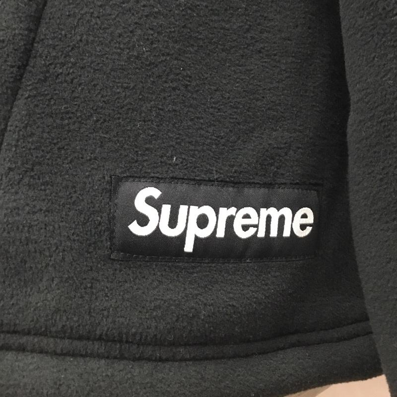 シュプリーム Supreme カットソー 長袖 22AW PolartecMockNeckPullover ポーラテックフリースハイネックプルオーバー L ロゴ、文字 黒 / ブラック /  メンズ USED 古着 中古 10121555