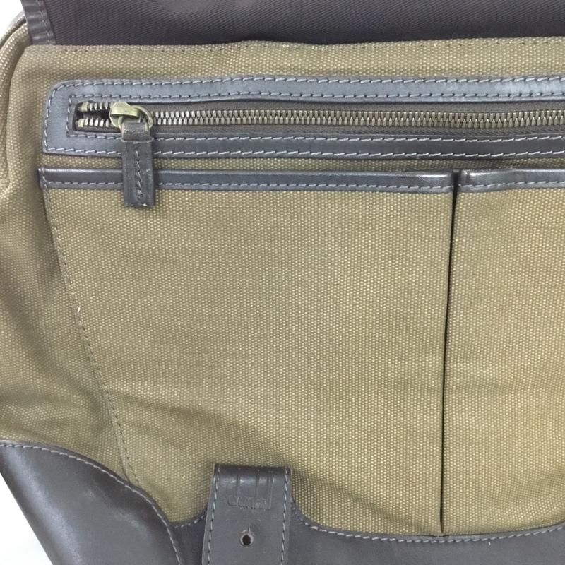 ダンヒル DUNHILL ショルダーバッグ ショルダーバッグ キャンバス 2WAY 無地 茶 / ブラウン /  メンズ USED 古着 中古 10133249