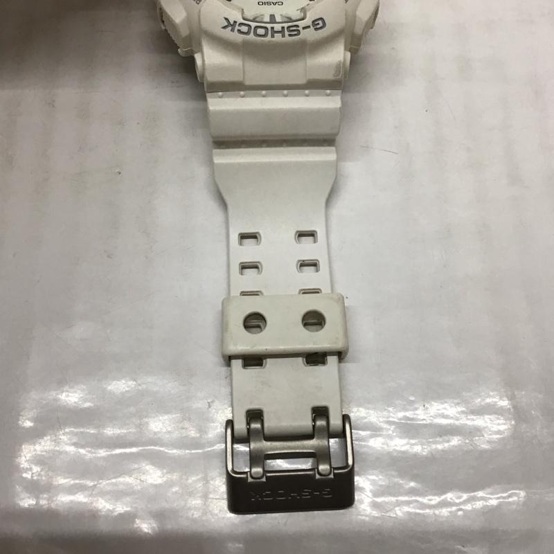 ジーショック G-SHOCK 腕時計 アナログ（クォーツ式） GA-120A ANALOG-DIGITAL ロゴ、文字 白 / ホワイト /  メンズ USED 古着 中古 10118900