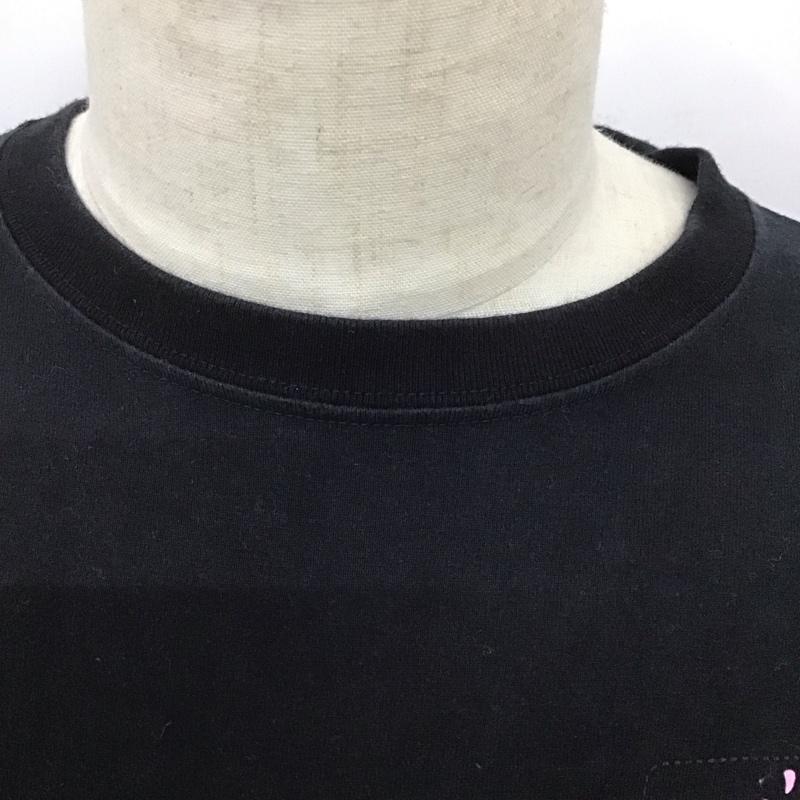 エクストララージ XLARGE カットソー 長袖 長袖カットソー プリントカットソー クルーネック S プリント 黒 / ブラック /  メンズ USED 古着 中古 10126046