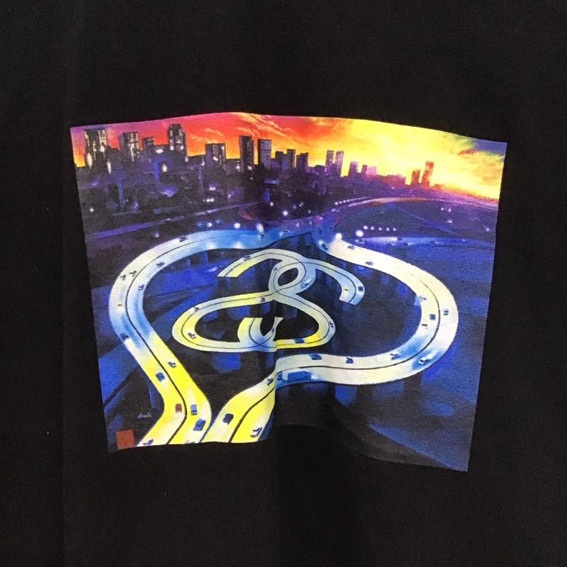 ステューシー STUSSY Tシャツ 半袖 L ロゴ、文字 黒 / ブラック /  メンズ USED 古着 中古 10132421