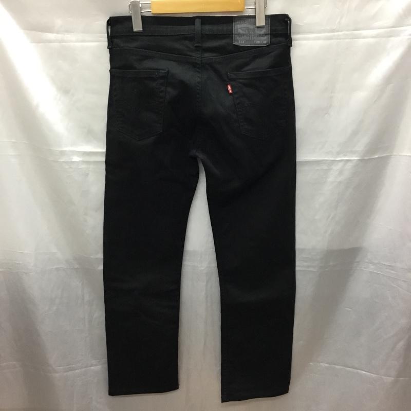 リーバイス Levi s パンツ デニム、ジーンズ デニムパンツ ストレートパンツ ワイドパンツ カジュアルパンツ 29インチ 無地 黒 / ブラック /  メンズ USED 古着 中古 10109581