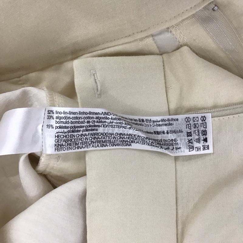 ザラ ZARA パンツ ショートパンツ 4432 201 727 キュロット M 無地 アイボリー / アイボリー /  レディース USED 古着 中古 10112352